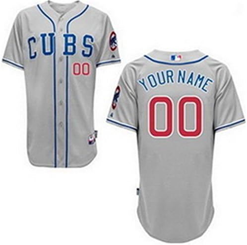 YourT Chicago Cubs Alternate Gray Jersey Kris Bryant #17_M