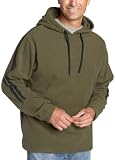 Woodlake Mens Hoodie Pullover with Contrast Stripes