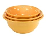 Fiesta Tangerine 837 3-Piece Mixing Bowl