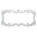 Cruiser Tribal License Plate Frame - Stainless Steel