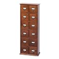 Library Style Media Rack - Walnut