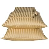 340-Thread-Count Stripe Sheet Set - Gold