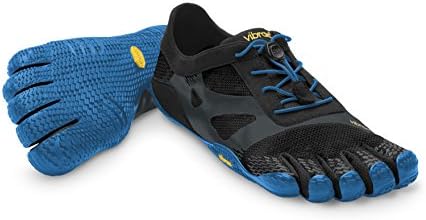 Vibram Men's KSO EVO Cross Training Shoe, Black/Blue, 42 EU/10.5-11 M US