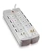 Belkin AV Isolator Home Cinema Surge Protector, 8 Sockets, 3m Cable