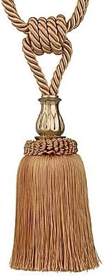 Trimland3422-10-8087 31. 5 inch Elegance Single Tassel Tieback