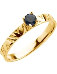 Jewelplus Youth Genuine Birthstone Ring 14K Yellow September