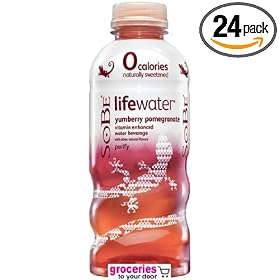 SoBe Lifewater Purify Yumberry Pomegranate, 20-fl. oz. Bottles (Pack of 24)