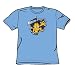 Garfield - Master Of Disaster - Youth Carolina Blue S/S T For Boys