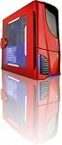 NZXT Apollo CS-NT-APOLLO-R SECC Steel Chassis ATX Mid Tower Computer Case (Red)