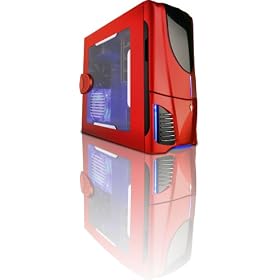 NZXT Apollo CS-NT-APOLLO-R SECC Steel Chassis ATX Mid Tower Computer Case (Red)