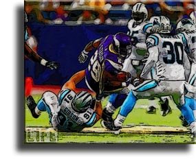 Completely Handpainted American Football Sport Painting, Custom Order FL3316, Oil on Canvas, with Option to Paint Jerry, Brett & Co. from Any Other Favorite Photograph or Picture, Unframed, Size 16