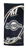Milwaukee Brewers Fiber Reactive Pool/Beach/Bath Towel (Team Color)