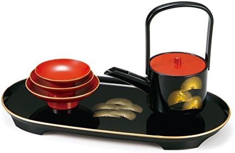 New Year's spiced sake device pine AMJ-6L-041 by Maejyu lacquerware