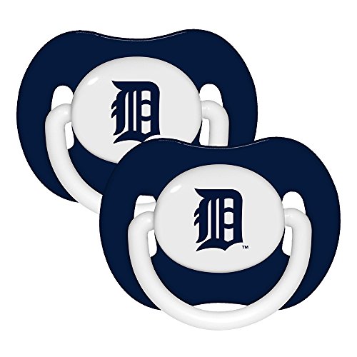 MLB Detroit Tigers Pacifiers, 2-Pack