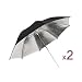 LimoStudio Photography Studio Light 2 Layer Black/Silver Umbrella Softbox Soft Reflector Studio 33, AGG127