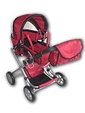 Bassinet Doll Stroller 3-1 -#9333 W/ FREE Carriage Bag