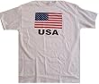 AMERICAN FLAG - White T-shirt