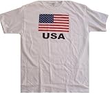 AMERICAN FLAG - White T-shirt