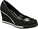 Skechers Cali Women's Bewitch-Drama Queen Wedge,Black,7 M US