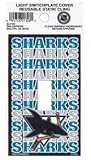 San Jose Sharks Reusable Single Light Switchplate Cover Static Cling