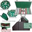 300 11.5g Dice Striped Chips, Alum Case, & Poker Table Top