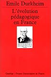 L Évolution pédagogique en France