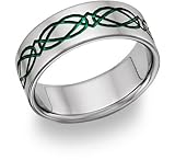 Titanium Irish Celtic Wedding Band