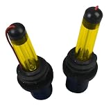 StreetGlow ANHSV2YW Yellow Xenon Headlight Strobe Kit - Pack of 2