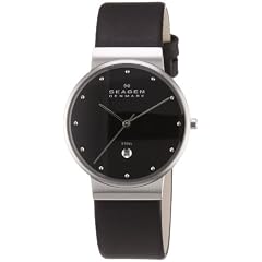 Skagen Herren-Armbanduhr Slimline Stahl 355LSLB