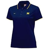 Nike Michigan Wolverines Navy Ladies Classic Polo