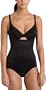 Flexees Women's Flexees� Ultimate Slimmer? Wear Your Own Bra Torsette Body Briefer #2656,Black,Large