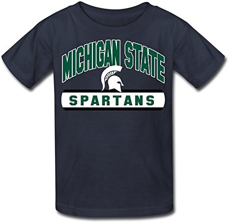 Youth NCAA Michigan State Spartans Univerity Teams Logo Kids Boys And Girls T...