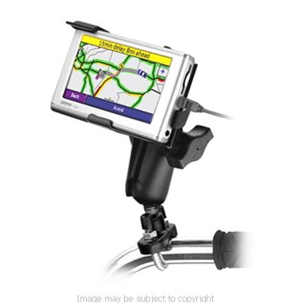 BuyBits RAM MOTORCYCLE HANDLEBAR or RAIL MOUNT for the GARMIN NUVI 600 610 650 660 670 680 RAM-B-149Z-GA23U