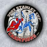 SCOTT NIEDERMAYER New Jersey Devils SIGNED 03 Cup Puck