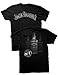 Jack Daniels Three Bottles Mens T-Shirt