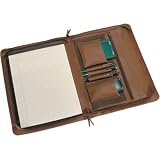 Royce Leather Executive Zip Around Portfolio