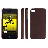 LostDog iPhone4用レザーケース ブラウン(牛革)
