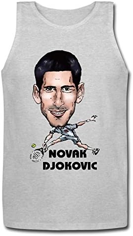 The Million Man Roger Federer Serbian Rafael Nadal Cool Novak Djokovic Tennis Player Tank Top Tank Shirts XL Heather Grayfor Men.Graphic Printed T Shirt.