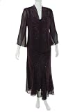 R&M Richards 2 Piece Beaded Dress and Jacket
