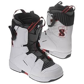 Salomon Brigade Snowboard Boots White Black Red by Salomon