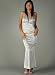 Plunging V-Cut Rhinestone Sheath for Bridesmaid Formal Prom