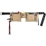 Custom Leathercraft 527X Suede Construction Work Apron, Heavy Duty, 12 Pocket
