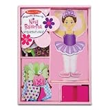 Melissa & Doug Deluxe 27-Piece Nina Ballerina Magnetic Dress-Up