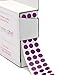 ChromaLabel 1/4 Inch Circle Sticker Labels, Easy to Write on Sticker Dots with Handy Dispenser, Round Color Coding Labels - 1000 Sticky Dots, Purple Stickers