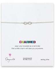 Dogeared Charmed Infinity Bracelet, Sterling Silver