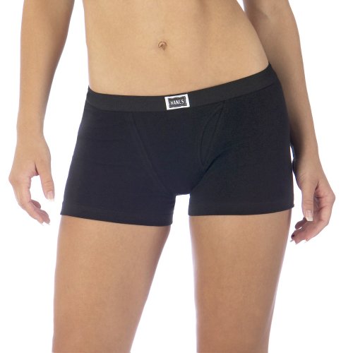 Hanes Vintage Boy Shorts 2-pk. - Black