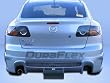 2004-2009 Mazda 3 4dr Raven Rear Bumper