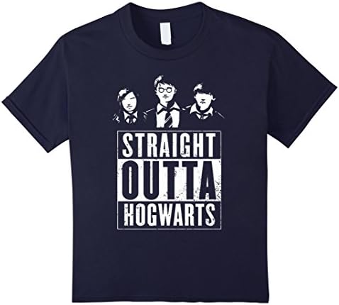 Kids Teekiwi Straight outta hw shirt 8 Navy
