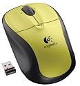 Logitech M305 optische Maus schnurlos Citron Yellow (Fantasy Collection)