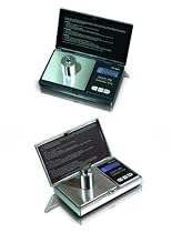 100 x 0.01 Gram Flip Cover Jewelry Scale Silver or black with 100 gram calibration weight